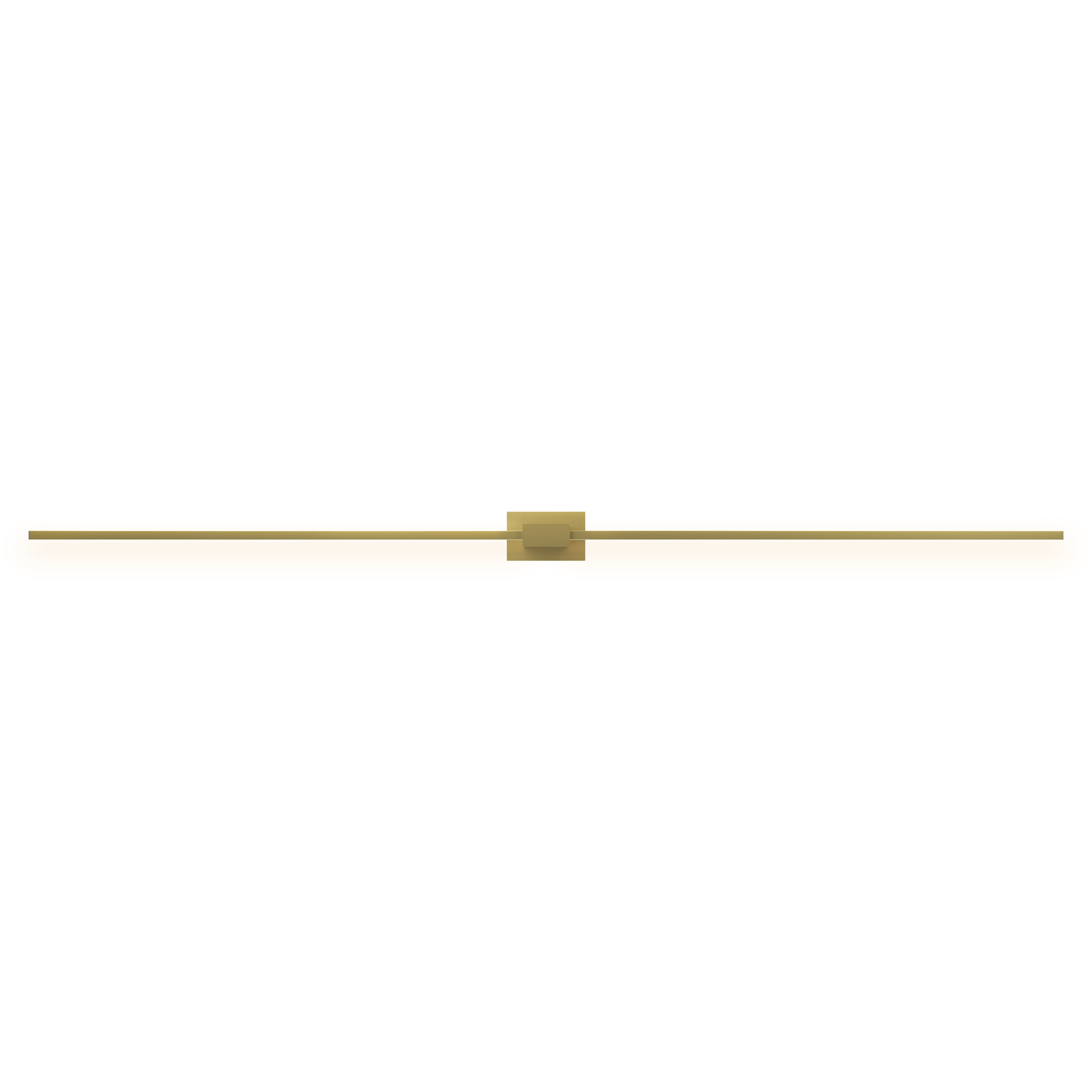 Z-Bar LED 4 inch Gold Wall Sconce Wall Light, Center Mount
